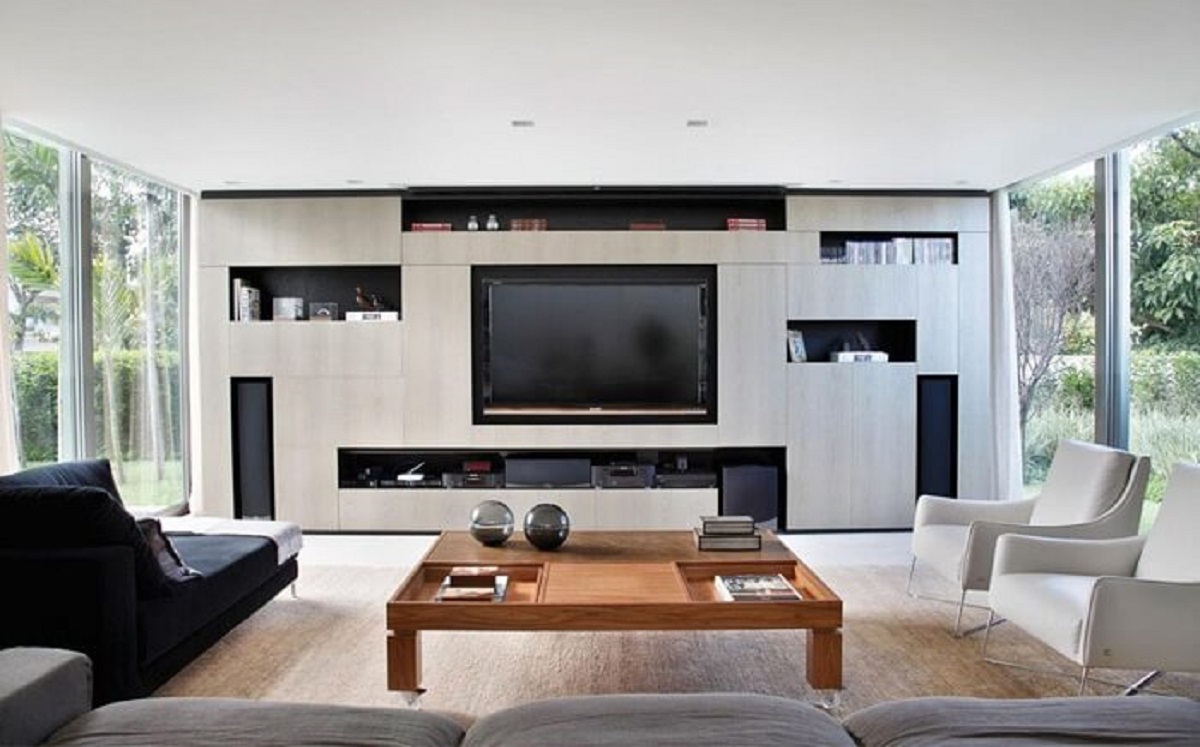 Decorando em torno de uma TV: 10 ideias para sua casa